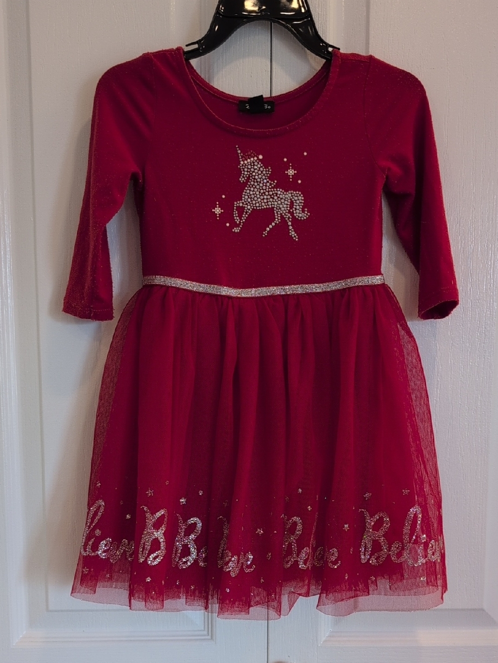 Zunie Unicorn Christmas Dress